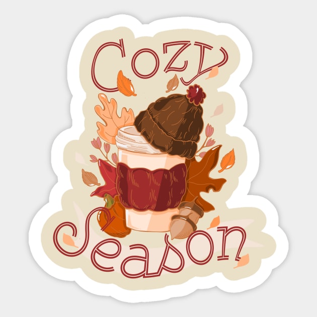Cozy Season Sticker by ThaisMelo